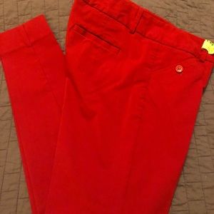 Limited exact stretch pants size 4, red